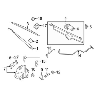 Lincoln OE - Windshield - Wiper & Washer Components (From 12/03/2007)