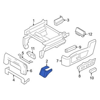 Lincoln OE - Front Left Seat Track Cover