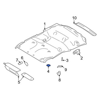 Lincoln OE - Rear Upper Dashboard Air Vent