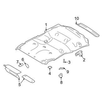 Lincoln OE - Roof - Interior Trim (L)