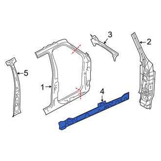 Lincoln OE - Right Inner Rocker Panel