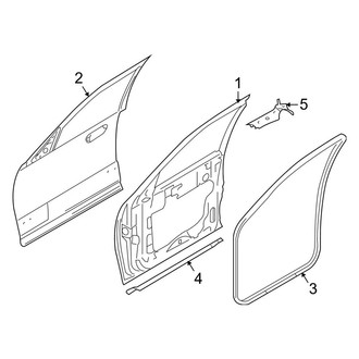 Lincoln OE - Front Door - Door & Components