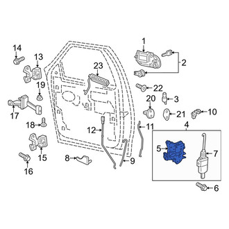 Lincoln OE - Front Left Door Latch Assembly