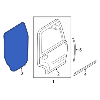 Lincoln OE - Rear Door Seal