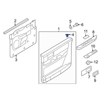 Lincoln OE - Rear Door Interior Trim Panel Grommet