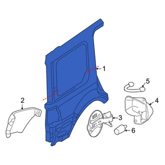 Lincoln OE - Rear Right Outer Quarter Panel