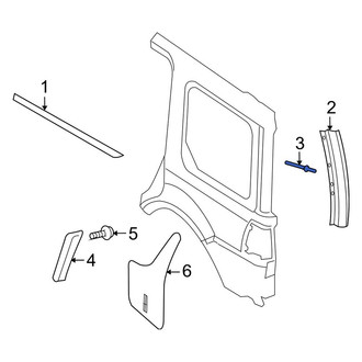 Lincoln OE - Fender Molding Rivet