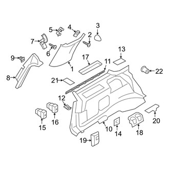 Lincoln OE - Quarter Panel - Interior Trim (Driver Side), (L Reserve / L Select)