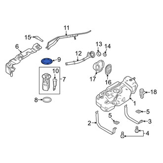 Lincoln OE - Fuel Tank Lock Ring
