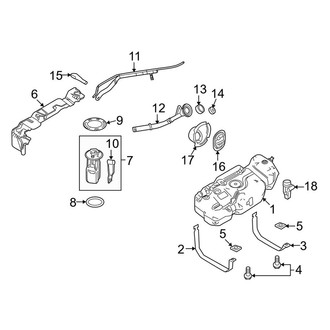Lincoln OE - Fuel System Components (Base)