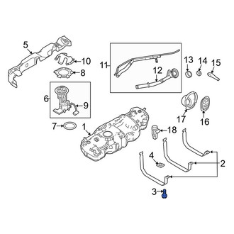 Lincoln OE - Fuel Tank Strap Bolt