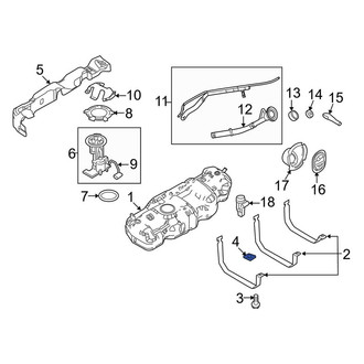Lincoln OE - Fuel Tank Strap Nut