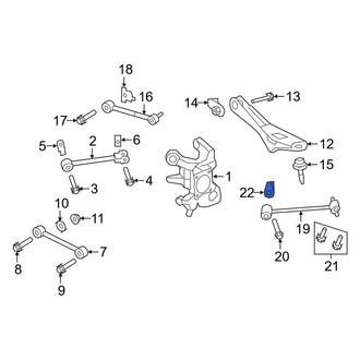 Lincoln OE - Suspension Trailing Arm Nut