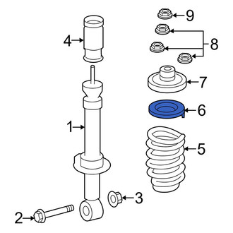 Lincoln OE - Rear Coil Spring Insulator