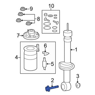 Lincoln OE - Suspension Shock Absorber Bolt
