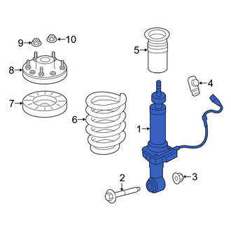 Lincoln OE - Rear Right Suspension Shock Absorber