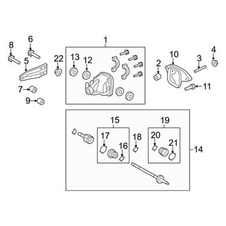 Lincoln OE - Rear Suspension - Carrier & Components