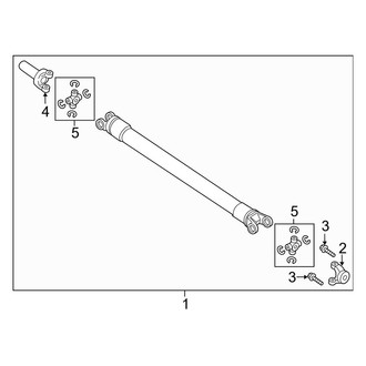 Lincoln OE - Rear Suspension - Drive Shaft