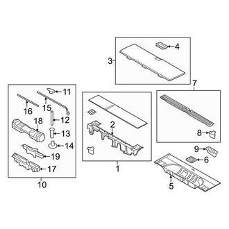 Lincoln OE - Rear Body & Floor - Interior Trim (Base)