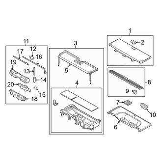Lincoln OE - Rear Body & Floor - Interior Trim (L)