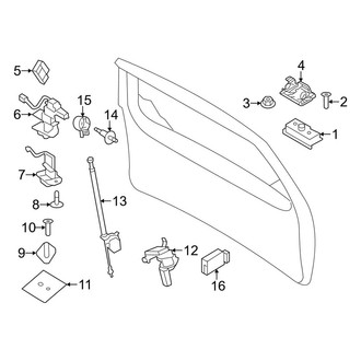 Lincoln OE - Lift Gate - Lock & Hardware