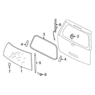 Lincoln OE - Lift Gate - Glass