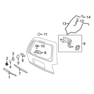 Lincoln OE - Outer Wiper Arm Nut