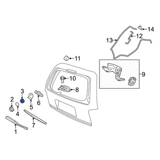 Lincoln OE - Wiper Arm Nut