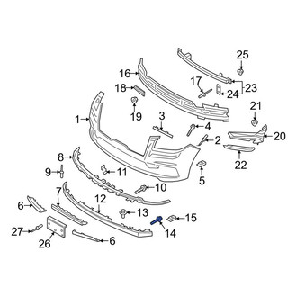 Lincoln OE - Grille Reinforcement Screw