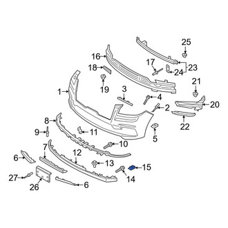 Lincoln OE - Floor Pan Splash Shield Nut