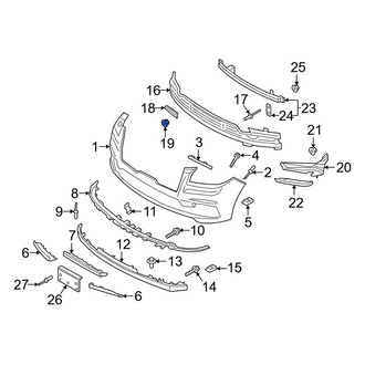 Lincoln OE - Floor Pan Splash Shield Nut