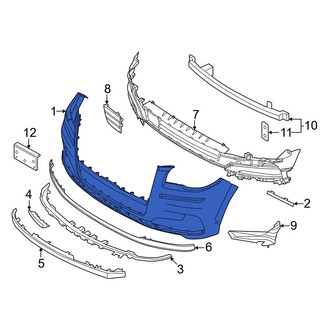 Lincoln OE - Front Upper Bumper Cover
