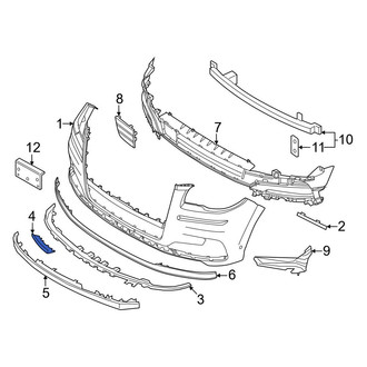 Lincoln OE - Front Right Upper Bumper Trim