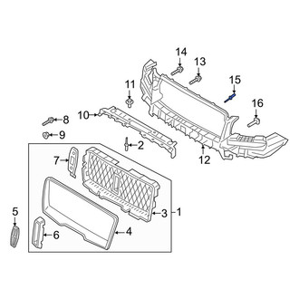 Lincoln OE - Grille Reinforcement Rivet