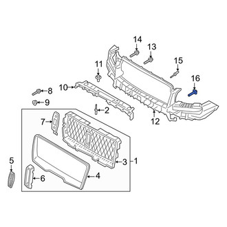 Lincoln OE - Grille Reinforcement Rivet