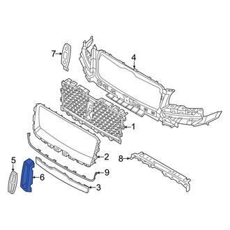 Lincoln OE - Outer Grille Emblem Bracket