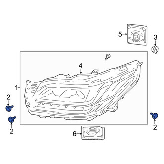 Lincoln OE - Door Window Glass Surround Channel Bolt