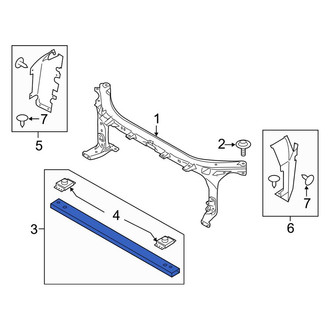 Lincoln OE - Front Radiator Support Tie Bar