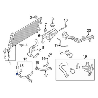 Lincoln OE - Radiator Coolant Hose Seal