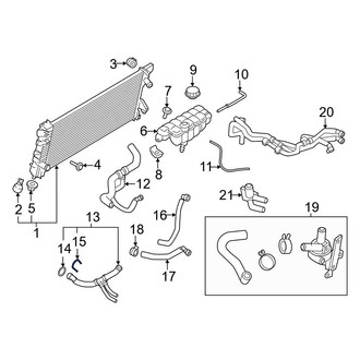 Lincoln OE - Radiator Coolant Hose Clip