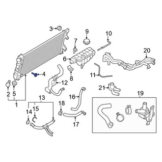Lincoln OE - Radiator Mount Bolt