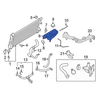 Lincoln OE - Engine Coolant Reservoir