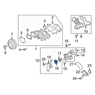 Lincoln OE - Engine Coolant Thermostat Gasket