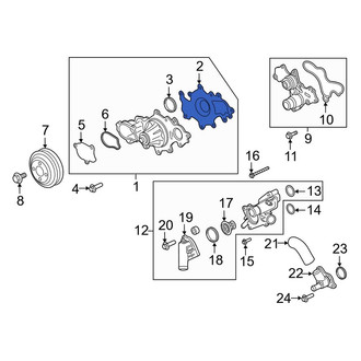 Lincoln OE - Engine Water Pump Gasket