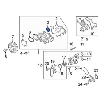 Lincoln OE - Engine Water Pump O-Ring