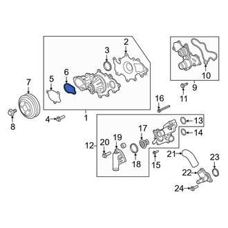 Lincoln OE - Engine Coolant Thermostat Gasket