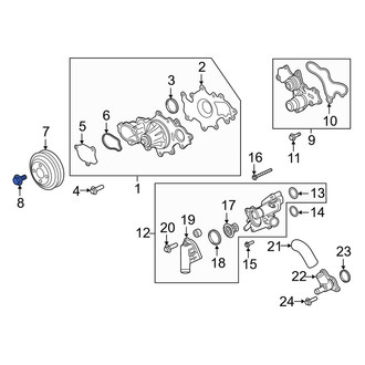 Lincoln OE - Engine Camshaft Position Sensor Bolt