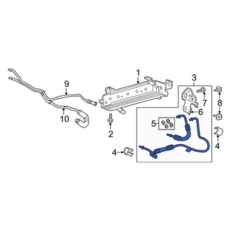 Lincoln OE - Automatic Transmission Oil Cooler Hose Assembly