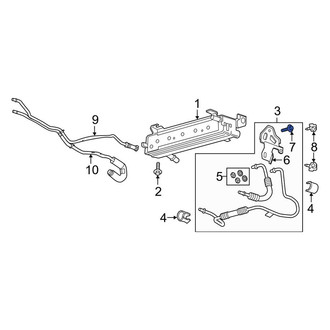 Lincoln OE - Automatic Transmission Oil Cooler Hose Banjo Bolt