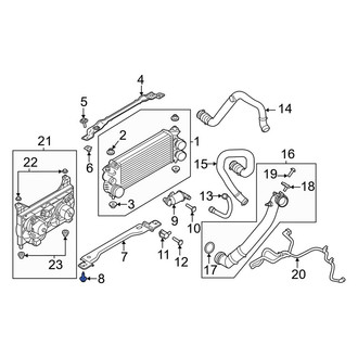 Lincoln OE - Lower Intercooler Bolt